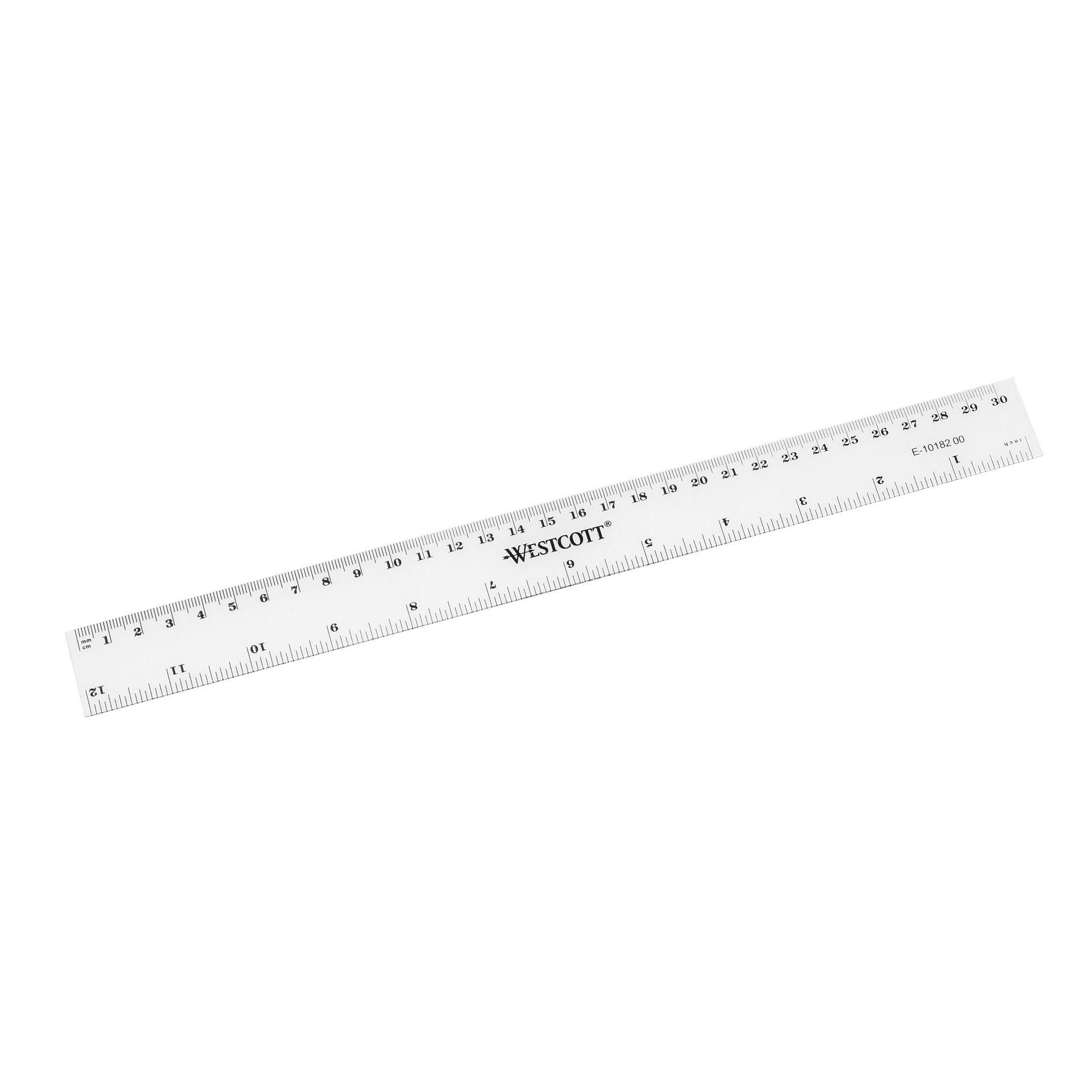 Rigla Westcott, plastic transparent, 30 cm Rigla Westcott, plastic transparent, 30 cm